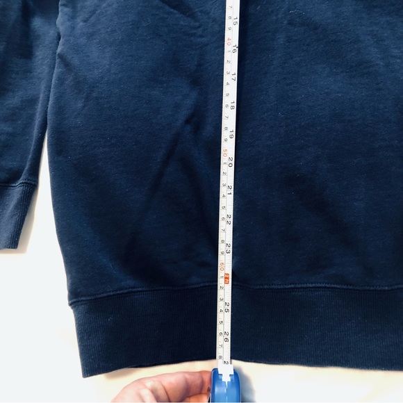 Unisex 1X FILA PREMIUM ESSENTIAL CREWNECK SWEATSHIRT NAVY Vintage - Picture 6 of 13